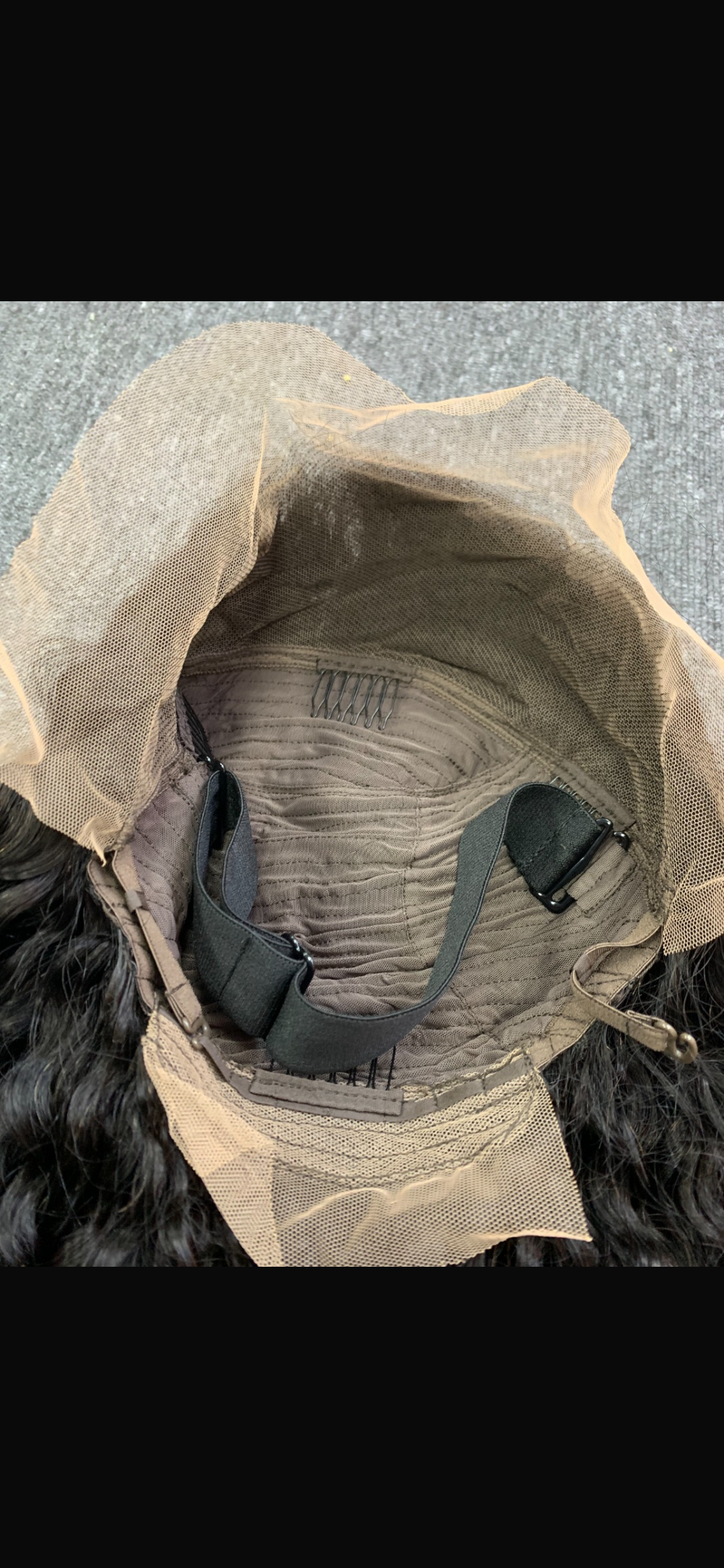 Perruque bouclée naturelle avec lace front – Élégance et volume